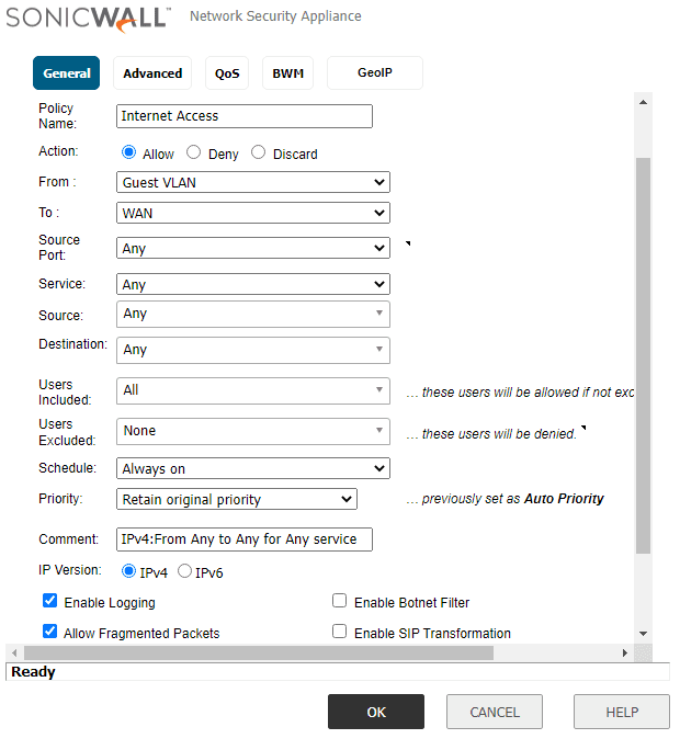 Guest VLAN Setup on SonicWall TZ Jaydien Guide